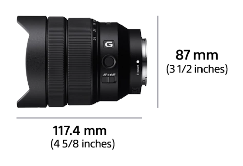FE 12–24 mm Ultraweitwinkel-Zoomobjektiv der G-Serie | SEL1224G